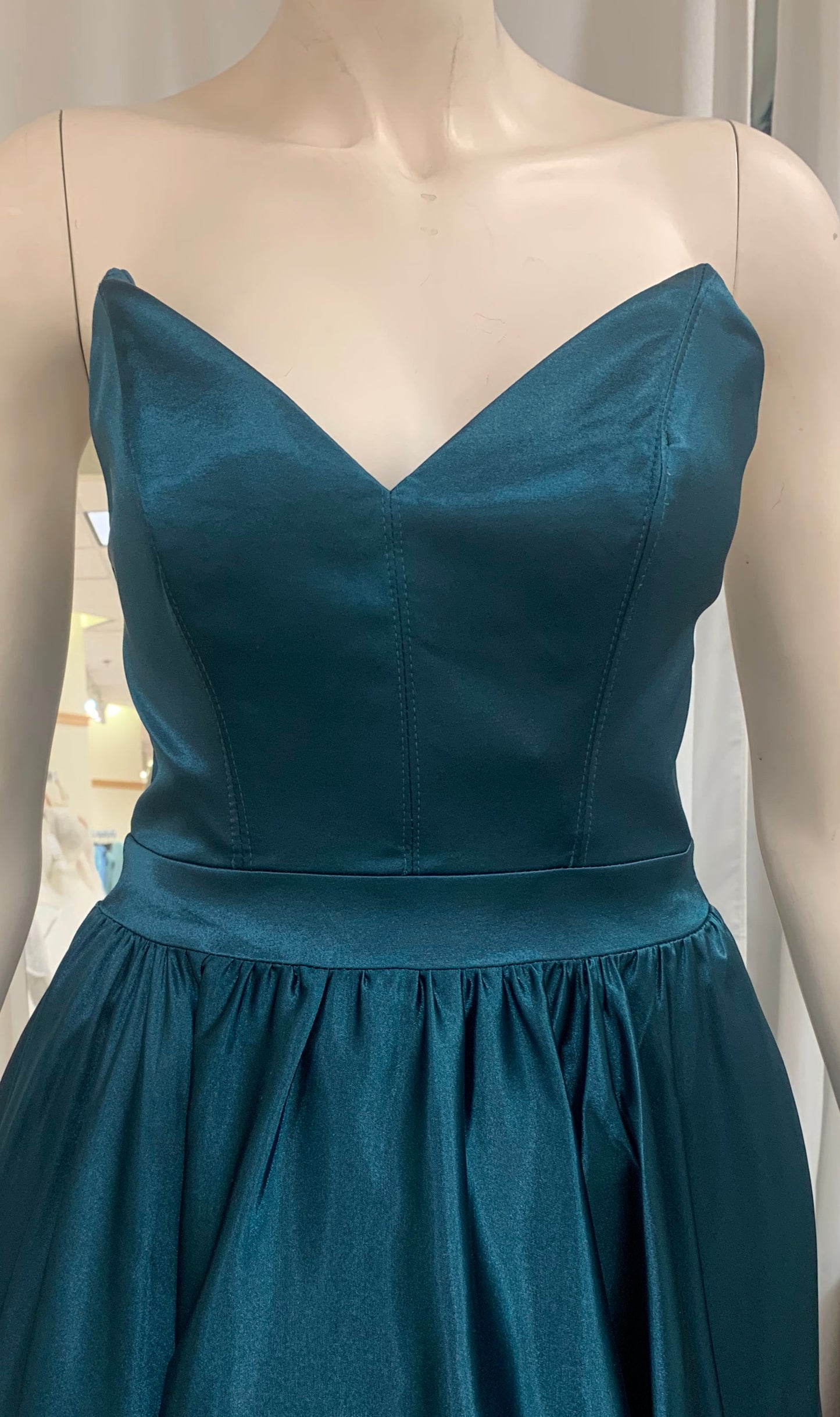 (3)PD42- Satin Aline gown