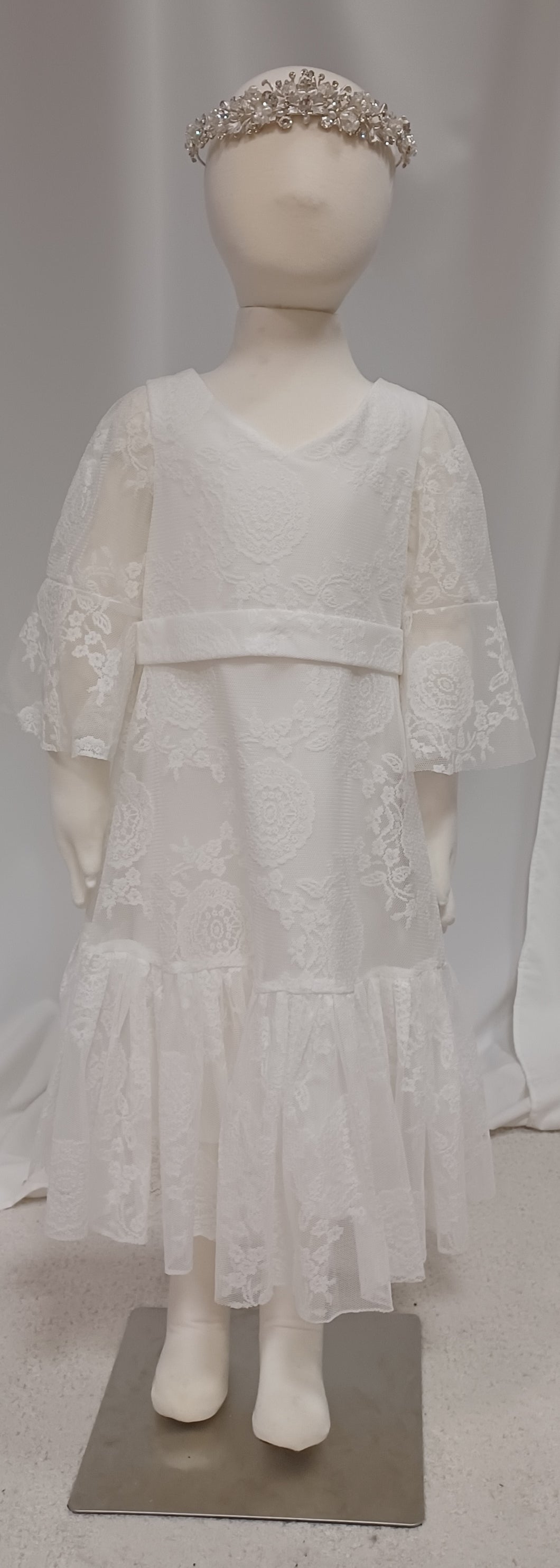 Moana-Long Sleeve Floral Dress Vallance Couture Bridal and Prom Moana-Long Sleeve Floral Dress Vallance Couture Bridal and Prom