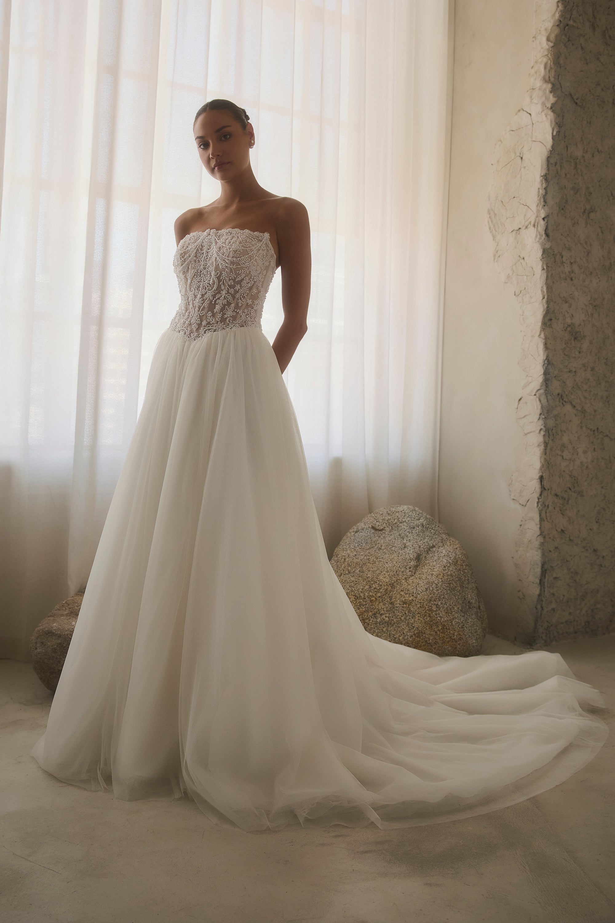 Antonella wedding gown, Casablanca collection by Casablanca Bridal at Vallance Couture Ottawa
