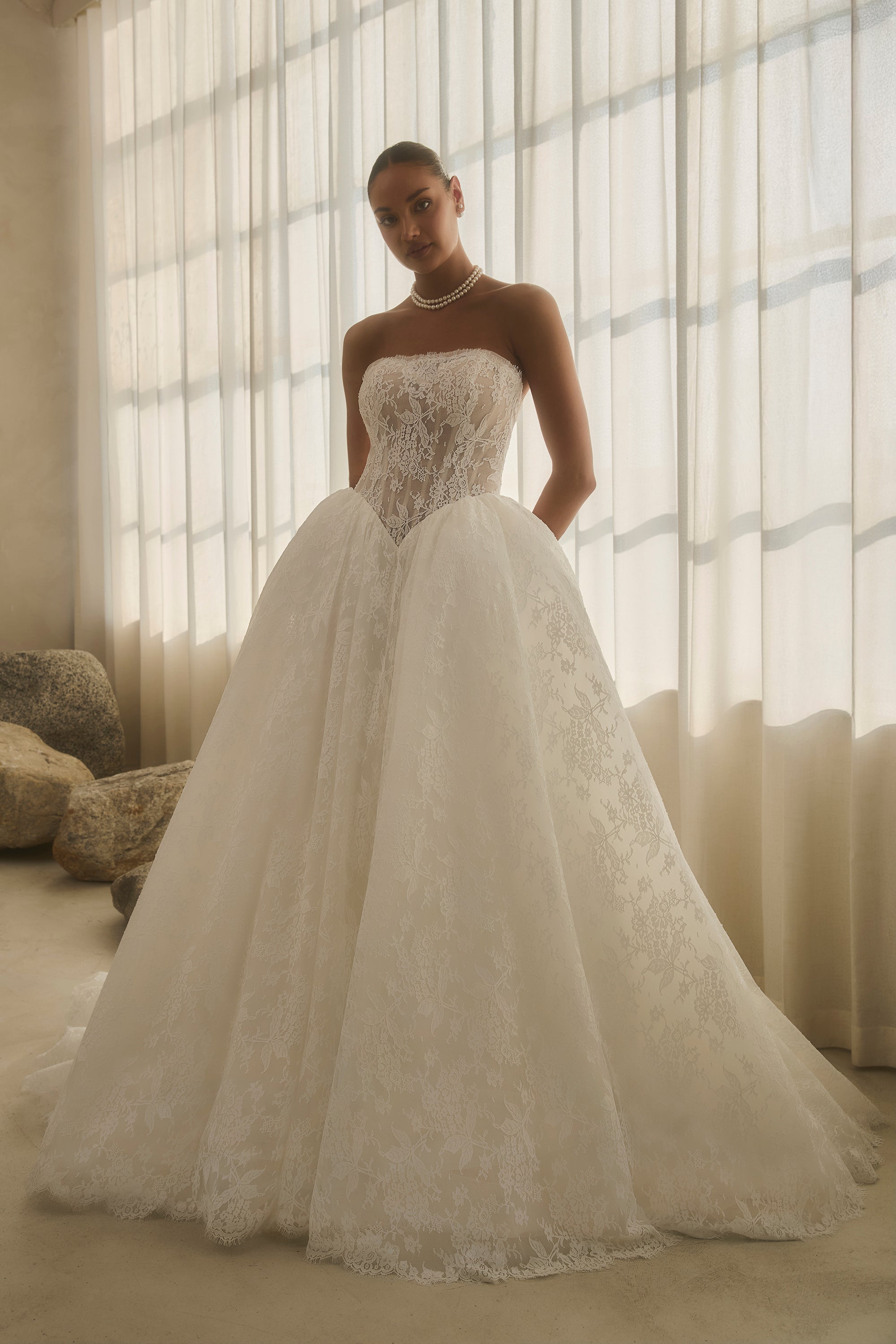 Polina wedding gown, Casablanca collection by Casablanca Bridal at Vallance Couture Ottawa
