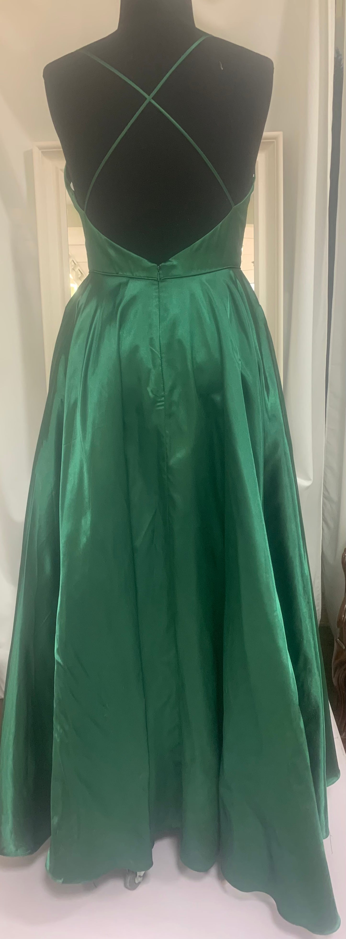 (3) PD43 Satin Aline Ball Gown