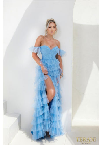 Sexy Off-Shoulder Glitter Ballgown Prom Dress - 241P2211