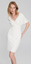 Load image into Gallery viewer, Scuba Crepe Wrap Dress with Pearl Detail -241761