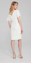 Load image into Gallery viewer, Scuba Crepe Wrap Dress with Pearl Detail -241761