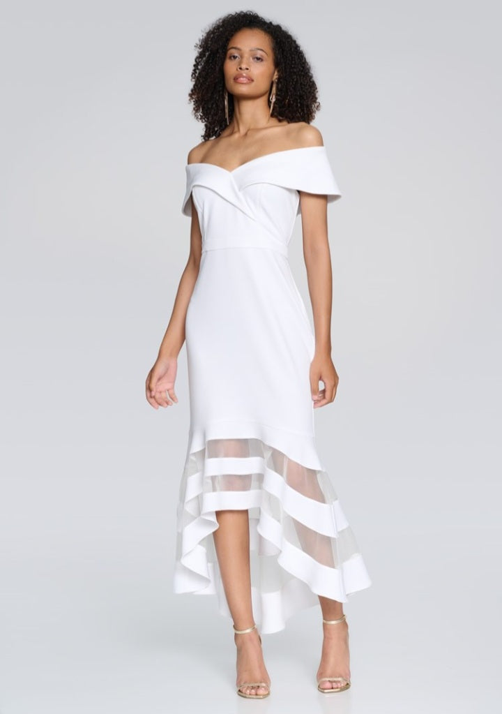 Scuba Crepe Trumpet Dress -223743S24