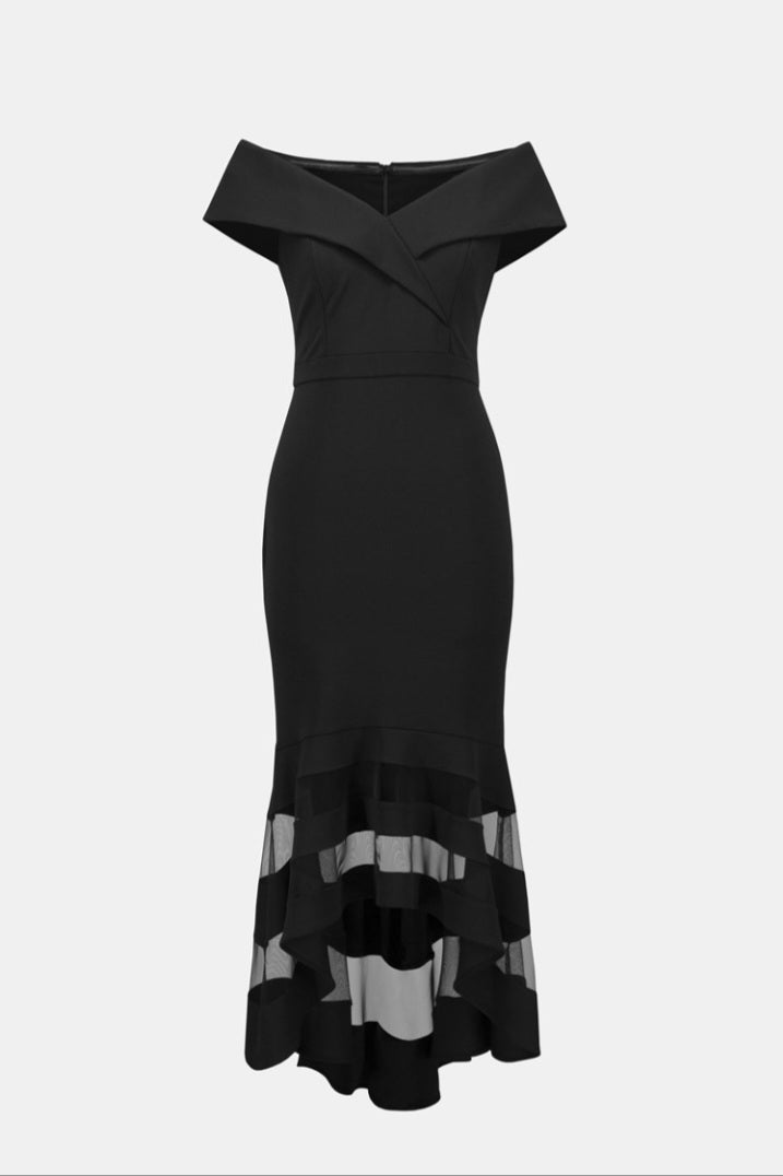 Scuba Crepe Trumpet Dress -223743S24